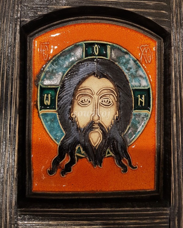 Ikona ceramiczna - Jezus Chrystus