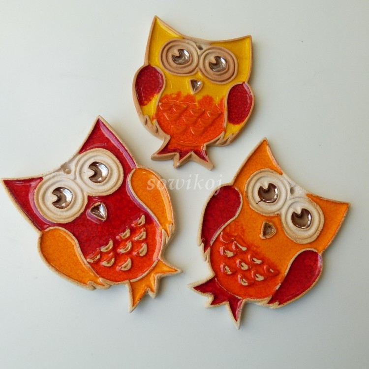 Sowa ceramiczna mała