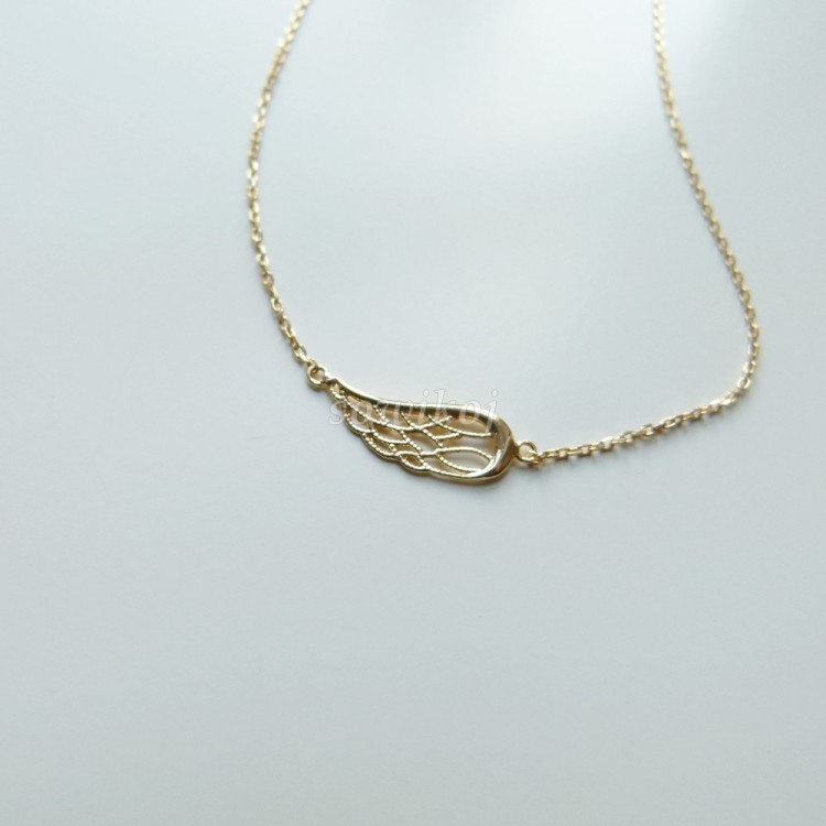 Skrzydełko ażurowe delikatne - celebrytka bransoletka