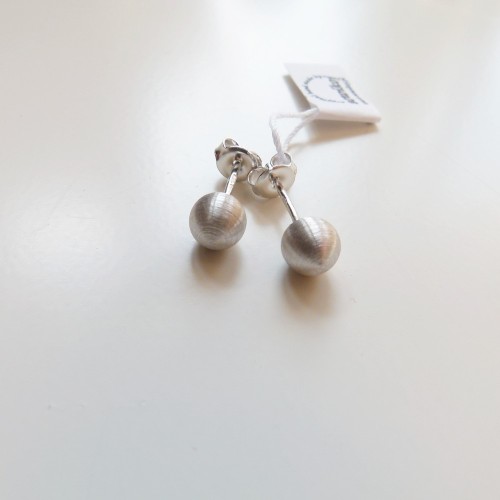 Srebrne wkretki - kolczyki świderki