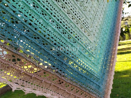 Szydełkowa chusta - wzór - RITA