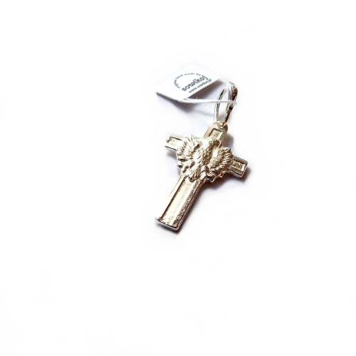 krzyżyk srebrny z orłem