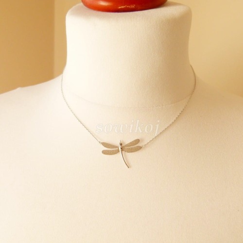 Srebrna celebrytka - ważka