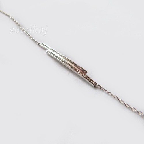 Rodowane srebro - bransoletka