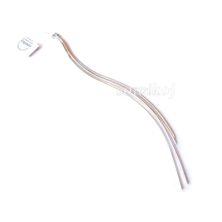 Srebrne kolczyki - MEGA - 12 cm