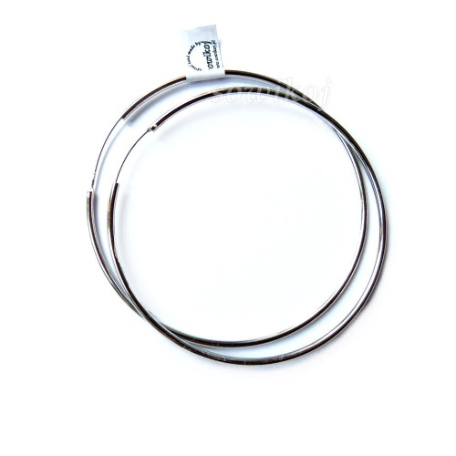 Srebrne kolczyki koła