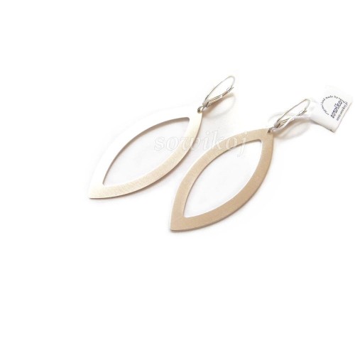 Długie srebrne kolczyki