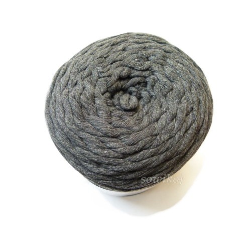 Sznurek YanArt Twisted Macrame GRAFITOWY 790