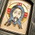 Ikona Jezus Chrystus Mandylion - ceramika szkliwiona