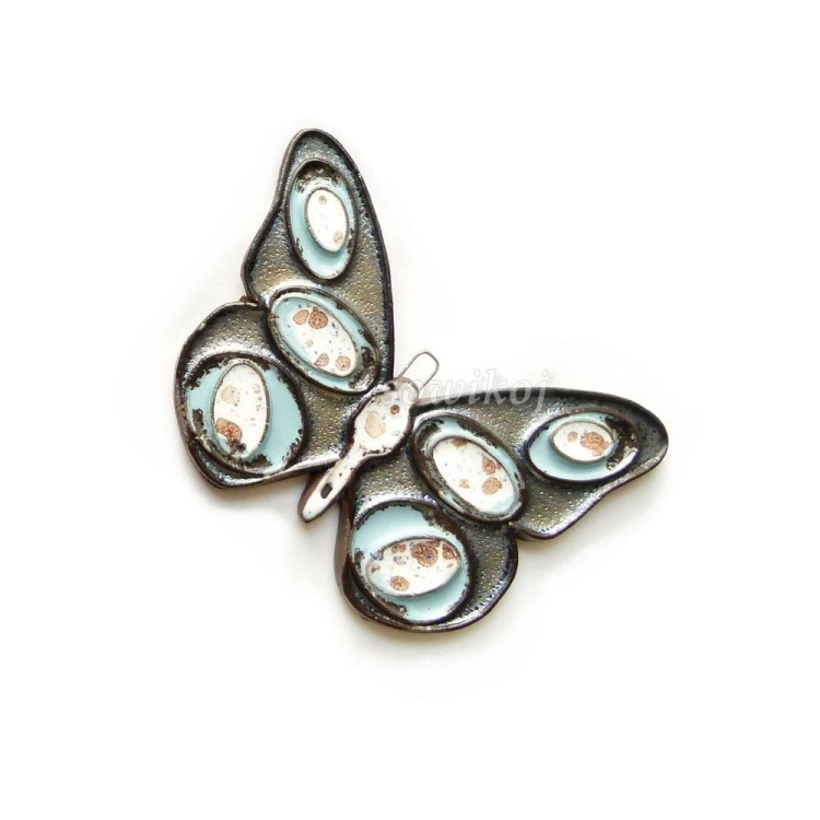 Motyl ceramiczny do powieszenia na ścianę