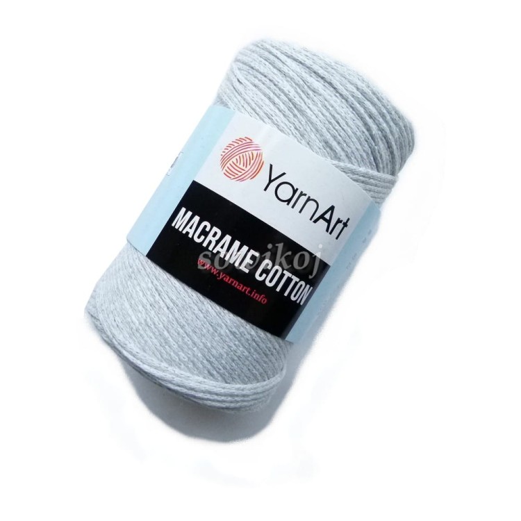 cotton macrame - sznurek bawełniany kolor szary - 756