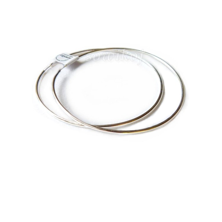 kolczyki srebrne kola