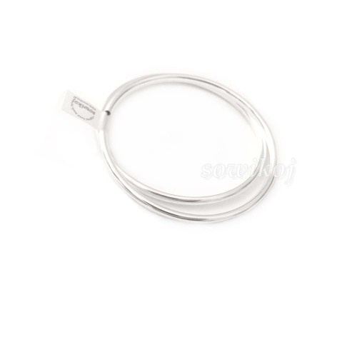 Grube koła srebrne kolczyki  większe