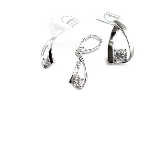 Kolczyki i zawieszka - srebrna bizuteria