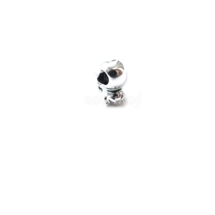 Srebrny charms - tył koralik do bransolety zawieszka