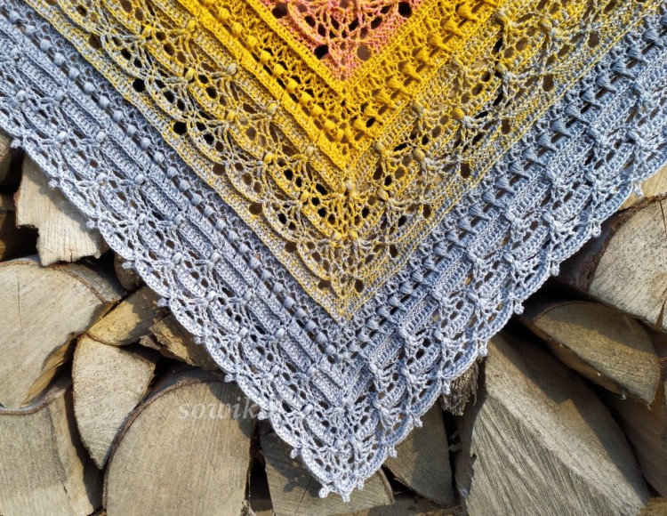 Pattern Kristle Shawl - chusta szydełkowa Kristle wzór
