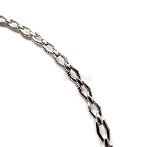 Srebrna bransoletka damska z elementów