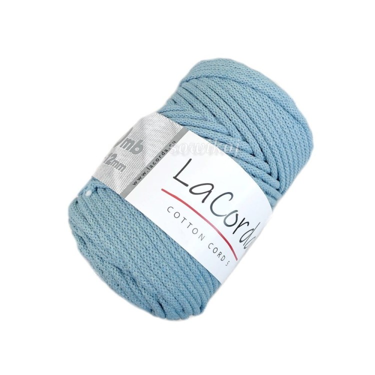 Niebieski stalowy sznurek bawełniany