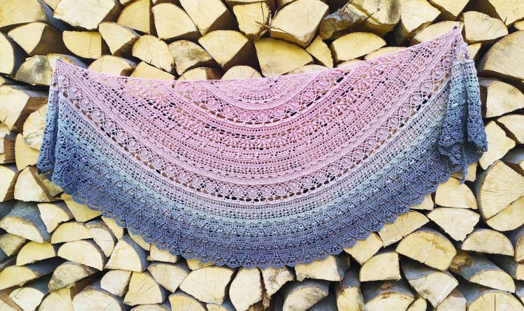 Wzór na chustę Lukrecja SMile półokrągła