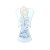 Aniołek ceramiczny mini 9cm w sukience biały stokrotka