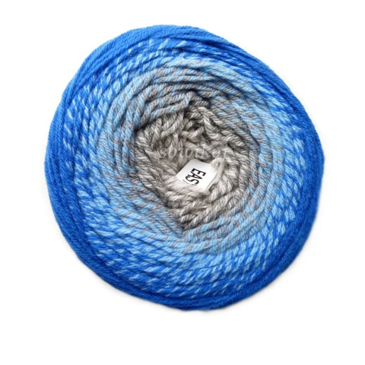 Wełna z merynosów z domieszką - włóczka na ciepłą odzież - gruba - YarnArt Flowers Merino kol.534