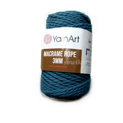 Skręcony sznurek do makramy YarnArt Rope kolor 789