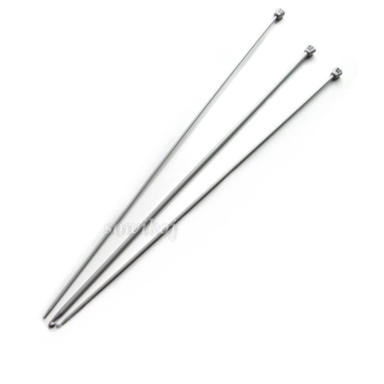 Szydełka aluminiowe tunezyjskie w różnych rozmiarach