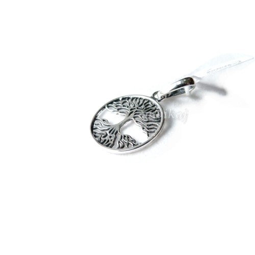 Wisiorek drzewo - oksydowane srebro - zawieszka