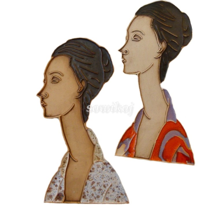 Modigliani głowa Portret kobiety z długa szyją