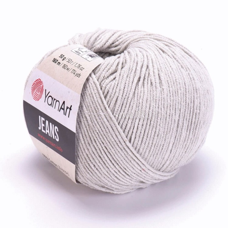 Motek YarnArt Jeans w kolorze siwym - bawełna i akryl