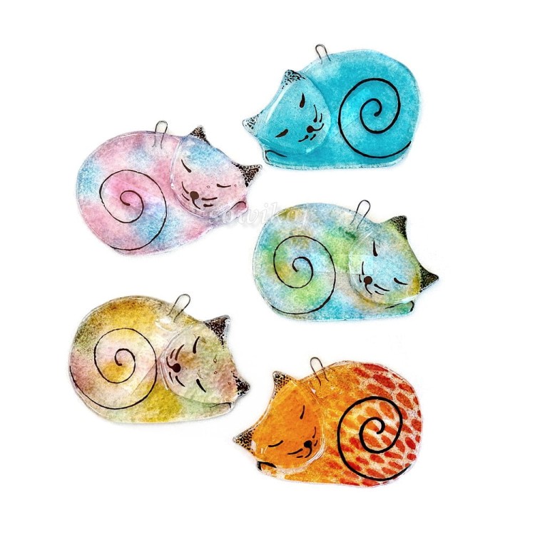 Szklane koty - śpiochy