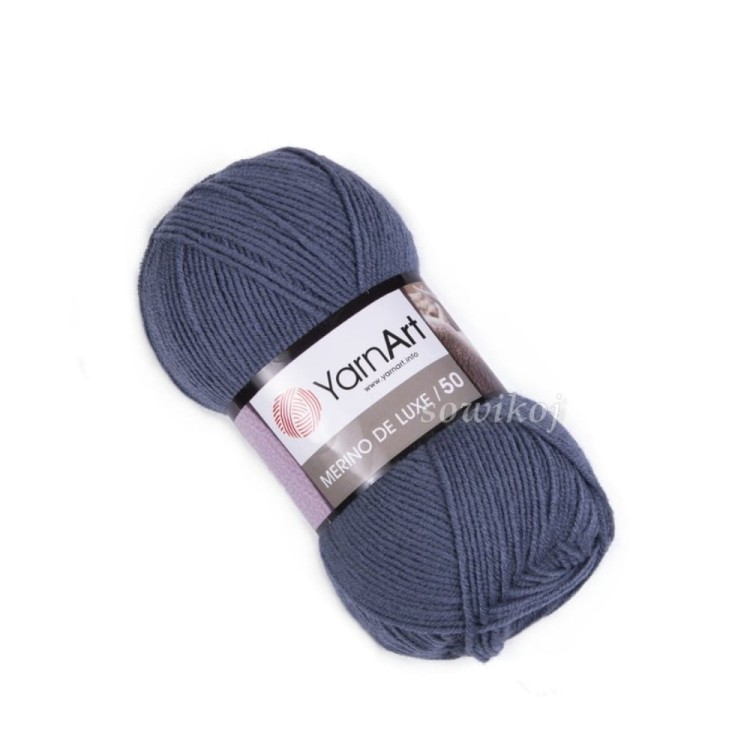 Merino de Lux w kolorze stalowej szarości