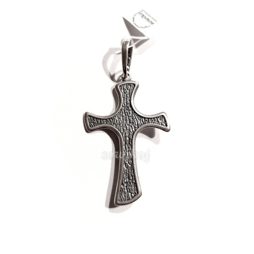 Medalik srebrny - krzyżyk z Jezusem
