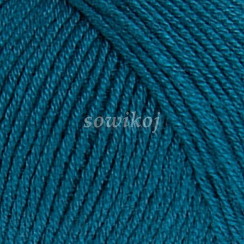 Flowers unicolor - włóczka na zabawki, bluzki i uzupełnienie chust kolor 757 morski szmaragdowy