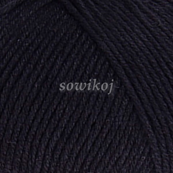 Czarny 746 włóczka na zabawki - flowers unicolor yarnart