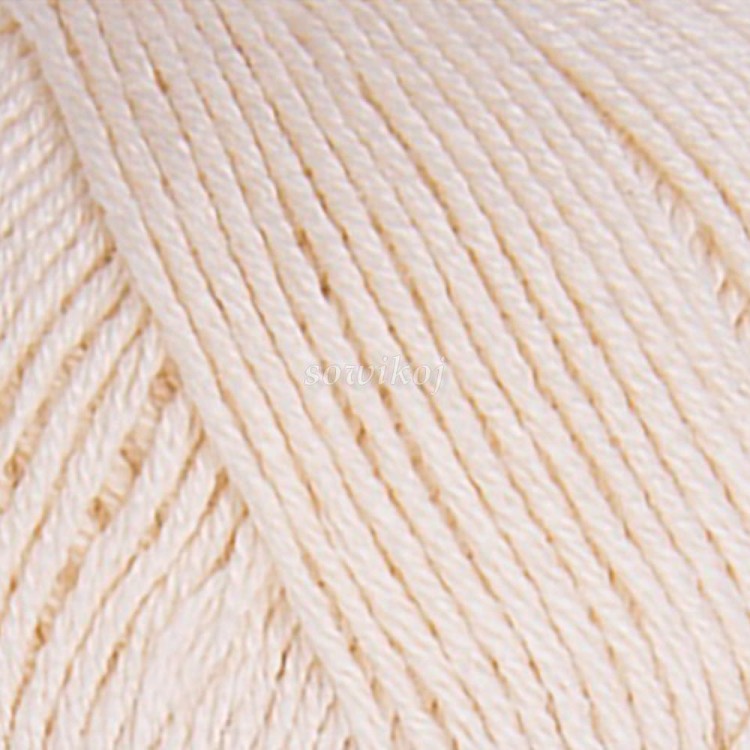 Włóczka YarnArt Flowers Unicolor - dawca do flowersów - kolor kremowy 731