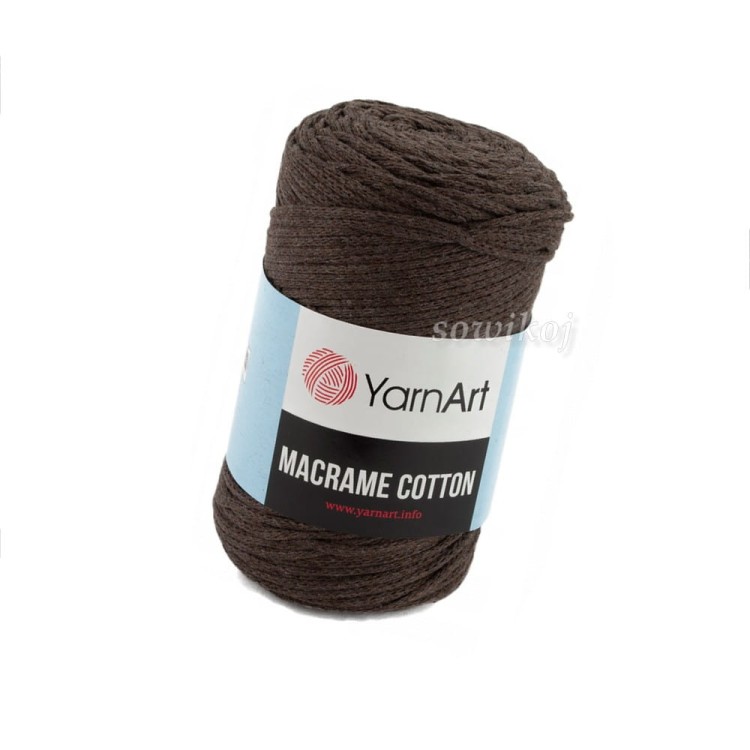 Sznurek do makramy 769 w kolorze brązowym