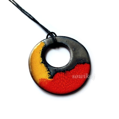 Wisior Triple - ręcznie robiona zawieszka