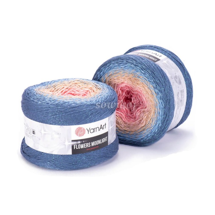 Włóczka YarnArt Flowers Moonlight kol. 3262