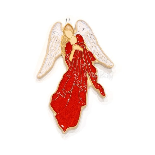 Anioł ceramiczny ręcznie wykonany