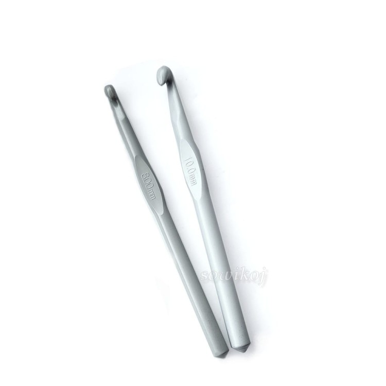 Grube szydełko aluminiowe