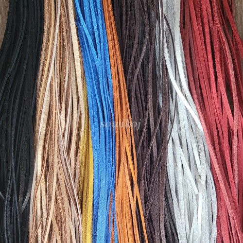 Rzemień naturalny gruby - 5mm - skóra naturalna