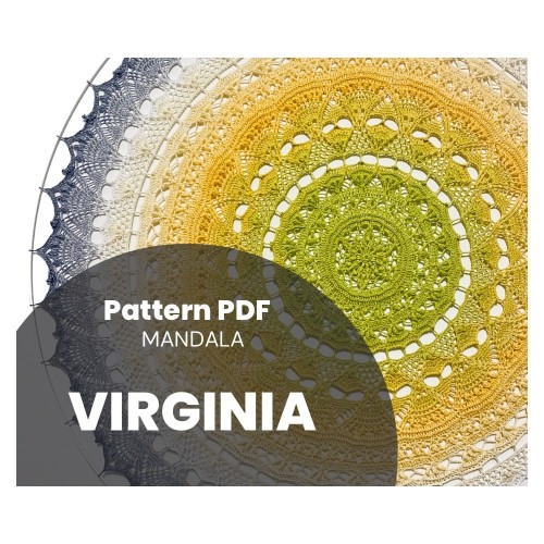Virginia mandala - wzór na szydełko