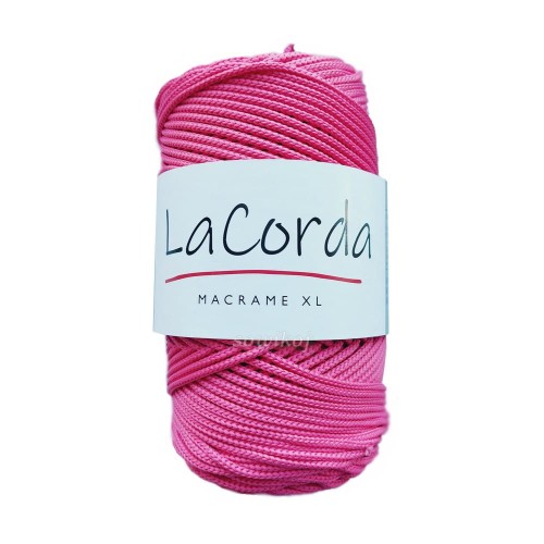 Różowy sznurek poliestrowy XL