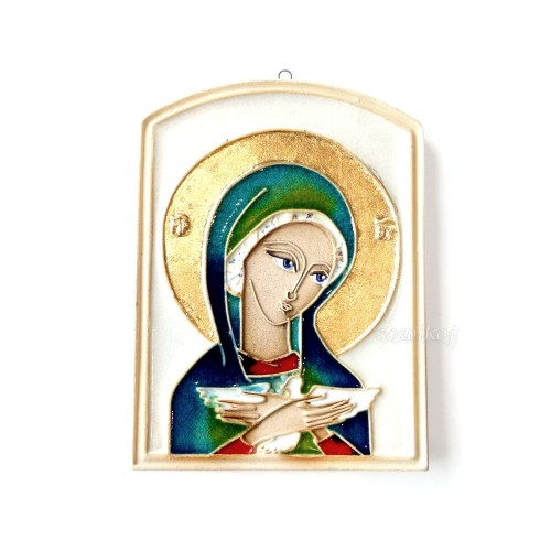 Ikona ceramiczna mała - Oblubienica ducha Świętego Pneumatofora