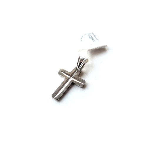 Mały delikatny krzyzyk srebro 925 rodowane