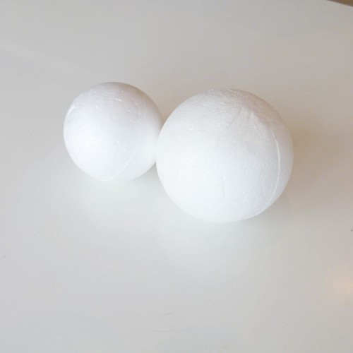 Kulki styropianowe do robótek ręcznych - bombki