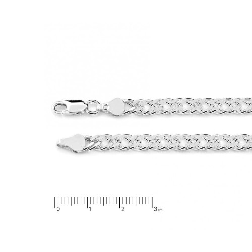 romb 1.0 łańcuszek srebrny