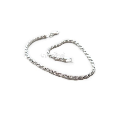 Srebrna bransoletka - corda 0,5