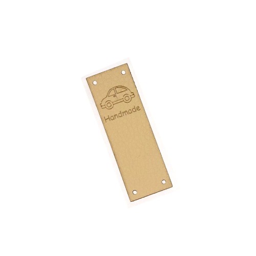 Naszywka skórzana na ubranie - gadżet dla dziewiarek